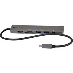StarTech USB C-HDMI/2xUSB A/USB C/RJ45 M-F 0.3m