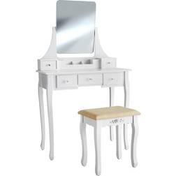 tectake Claire Toiletbord 40x80cm