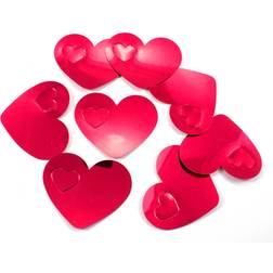 Folat XL konfetti hjerter med præg