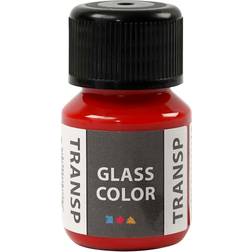 Creativ Company Glass Color Transparent, rød, 35ml