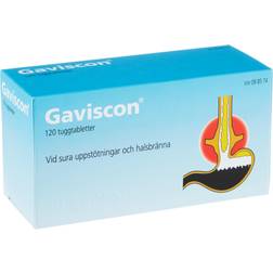 Gaviscon 120 stk Tyggetabletter