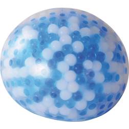 Sensorisk "trøste-bold" blå hvid