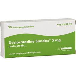 Desloratadine Sandoz 5mg 30 stk Tablet