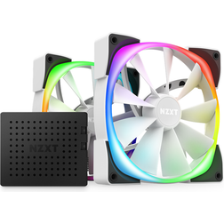 NZXT Aer RGB 2 White Two Pack 140mm