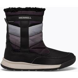 Merrell Big Kid's Alpine Puffer Waterproof Boot - Black/Grey