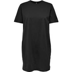 Only May June Short Sleeve Dress - Black
