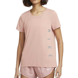 Nike Miler Run Division T-shirt Women - Rust Pink/Reflective Silver