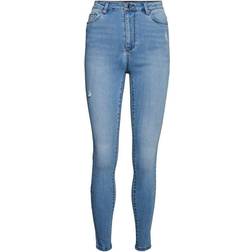 Vero Moda Sophia Skinny High Waisted Jeans - Blue/Blue Light Denim