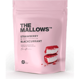 The Mallows Organic Marshmallows with Strawberry + Blackcurrant 80g