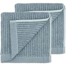 Södahl Melange Gæstehåndklæde Blå (60x40cm)