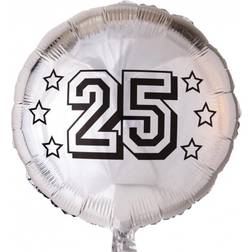 Amscan Folieballon "25" Send med Helium