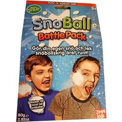Zimpli Kids SnoBall Play 4 Use Pack from Magically Turns Water Into Artificial Snow, Garden Activity for Children, Ideal for Outdoor Snowball Fights or Indoor Sensory Play