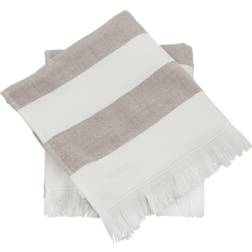 Meraki Barbarum 2-pack Gæstehåndklæde Hvid (100x50cm)