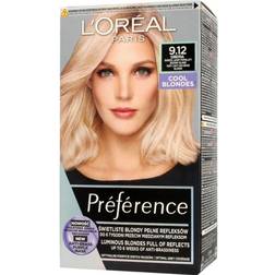 L'Oréal Paris Preference 9.12 Siberia Very Light Ash Beige Blonde 1 stk