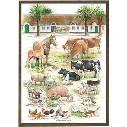 Koustrup & Co. Farm Animals Plakat 42x59.4cm