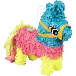 Vegaoo Mini piñata æsel flerfarvel 20 x 18