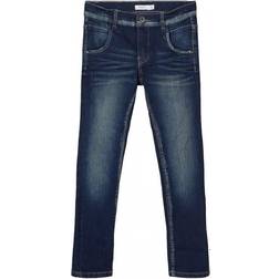 Name It Power Stretch Slim Fit Jeans - Blue/Dark Blue Denim (13180595)