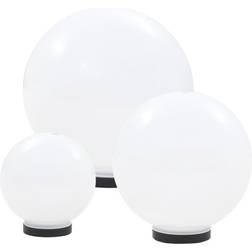 vidaXL Spherical 3-pack Bedlampe 3stk