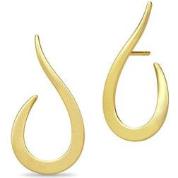 Julie Sandlau Classic Swan Earrings - Gold