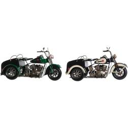 Dkd Home Decor Dekorativ figur Motorcykel Vintage (2 pcs) (16 x 37 x 19 cm) Dekorationsfigur