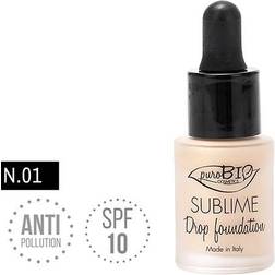 PuroBIO Sublime Drop Foundation 01, 19 g, 19 gram