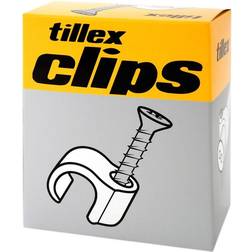 Tillex Skrueclips 10-14 mm hvid