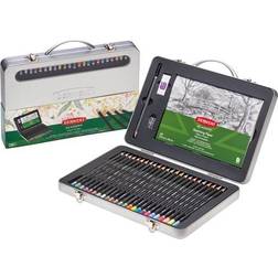 Derwent Carry collection tin incl. 24 colouring pencils. eraser sketching pad & sharpener 28 pieces