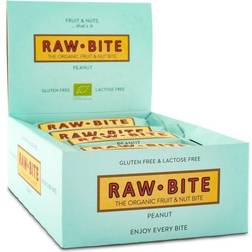 RawBite med peanuts Øko 12 x 50 g