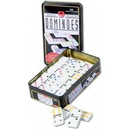 Domino Double 9 colour tinbox