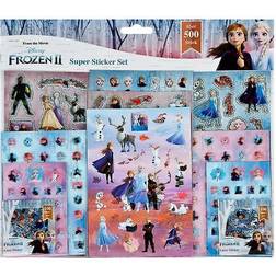 Disney Frozen 2 Super Klistermærker Genanvendelig Multicolor