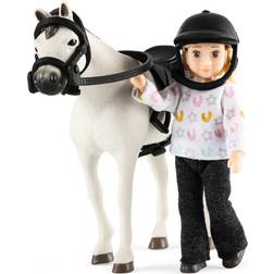 Lundby Dollshouse Doll with Horse 60809000