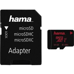 Hama MicroSDXC Class 10 UHS-I U3 80MB/s 64GB
