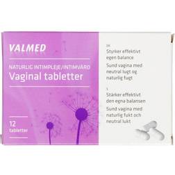 Valmed Vaginal 12 stk Stikpiller, Vagitorier, Tablet