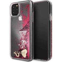 Guess Liquid Glitter Heart Case for iPhone 11 Pro Max