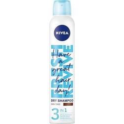 Nivea Fresh Revive Dry Shampoo for Hair 3in1 Dark