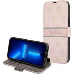 Guess 4G Printed Stripe Wallet Case for iPhone 13 Pro Max