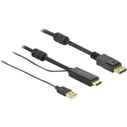 DeLock DisplayPort-HDMI/USB 1m