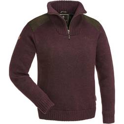 Pinewood Women's Hurricane Knitted Sweater - Dark Burgundy Melange