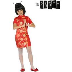 Th3 Party Kostume til Børn Kineser Pige Rød