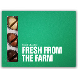 Simply Chocolate Fresh From the Farm 120g 12stk