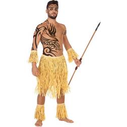Th3 Party Hawaiiansk Mand Kostume til Voksne