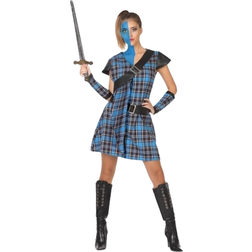 Th3 Party Scottish Fancy Dress Adult Blue