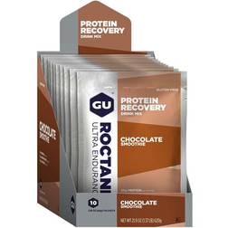 Gu Roctane Protein Recovery Drink Chocolate Smoothie 61g 10 stk
