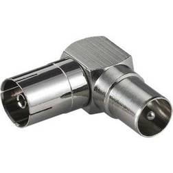 Goobay Angled Coaxial-Coaxial M-F Adapter