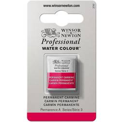 Winsor & Newton Professional Water Colour Permanent Carmine Half Pan