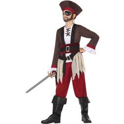 Atosa Pirate Costume Red
