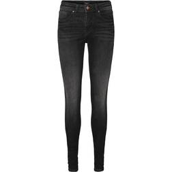 Vero Moda Lux Normal Waist Slim Fit Jeans - Black