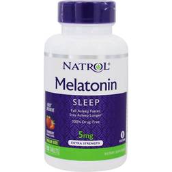 Natrol Melatonin Sleep Fast Dissolve Strawberry 5mg 150 stk