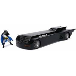 DC Comics The Animated Series Batmobile 1:24 Scale Die-Cast Metal Vehicle with Mini-Figure