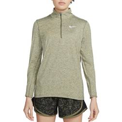 Nike Element 1/2-Zip Running Top Women - Medium Olive/Olive Aura/Heather